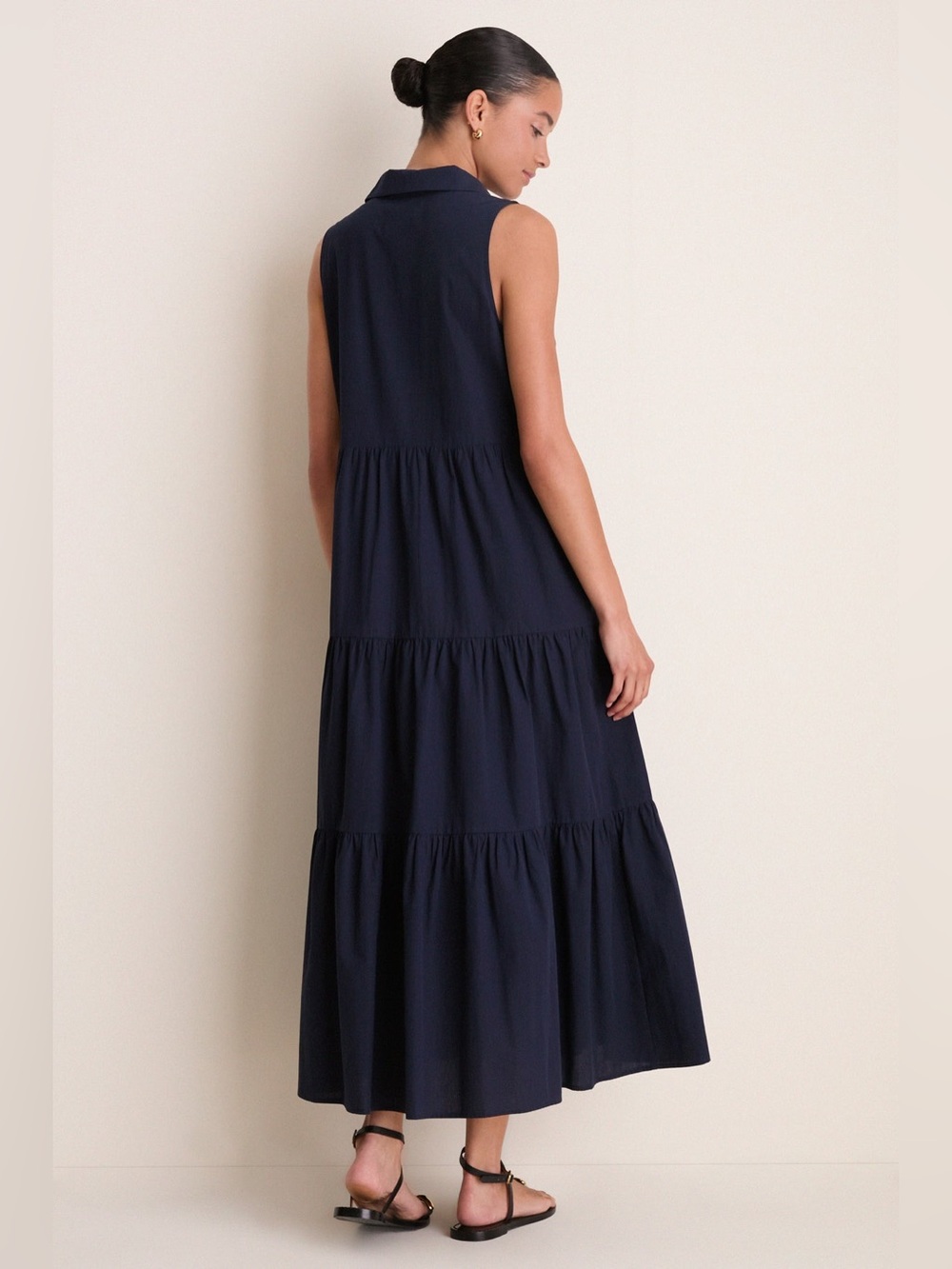 POMANDER PLACE Navy Sleeveless Mabel Maxi Dress - Picture 7 of 9